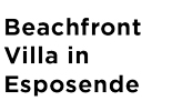 Beachfront Villa in Esposende