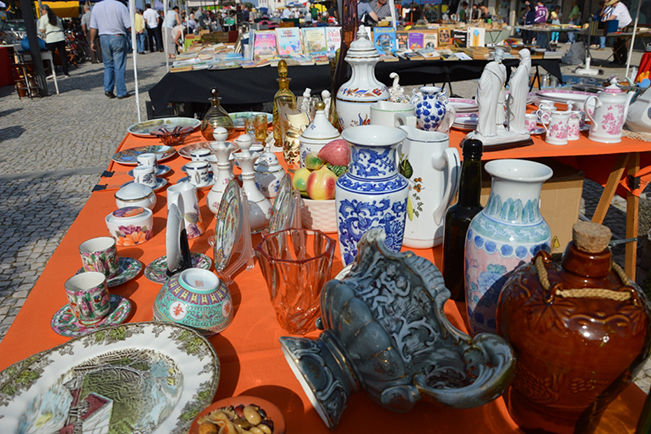 Feira de Velharias de julho destaca  cerâmicas e porcelanas